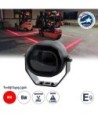 GloboStar® 85426 E9 Mark Forklift Safety Lights - Φώτα Προειδοποίησης & Διαγράμμισης Ασφαλείας για Περονοφόρα - Κλάρκ LED 6W DC 9-80V Αδιάβροχο IP67 Κόκκινο Μ7 x Π8 x Υ5.5cm